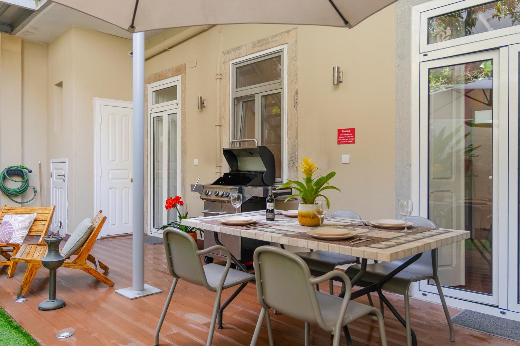 Lisbon Garden Retreat Apartment Luaran gambar