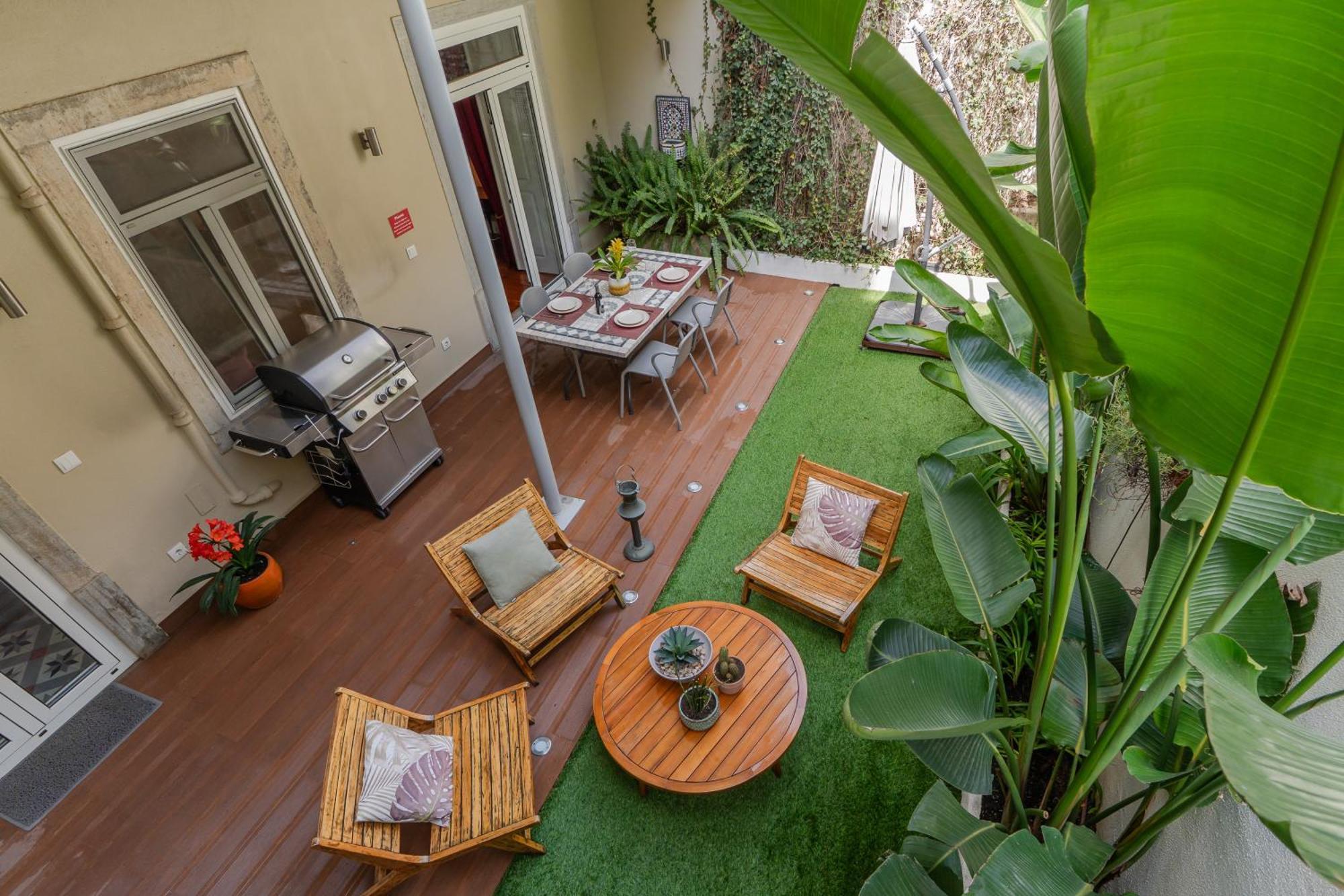 Lisbon Garden Retreat Apartment Luaran gambar