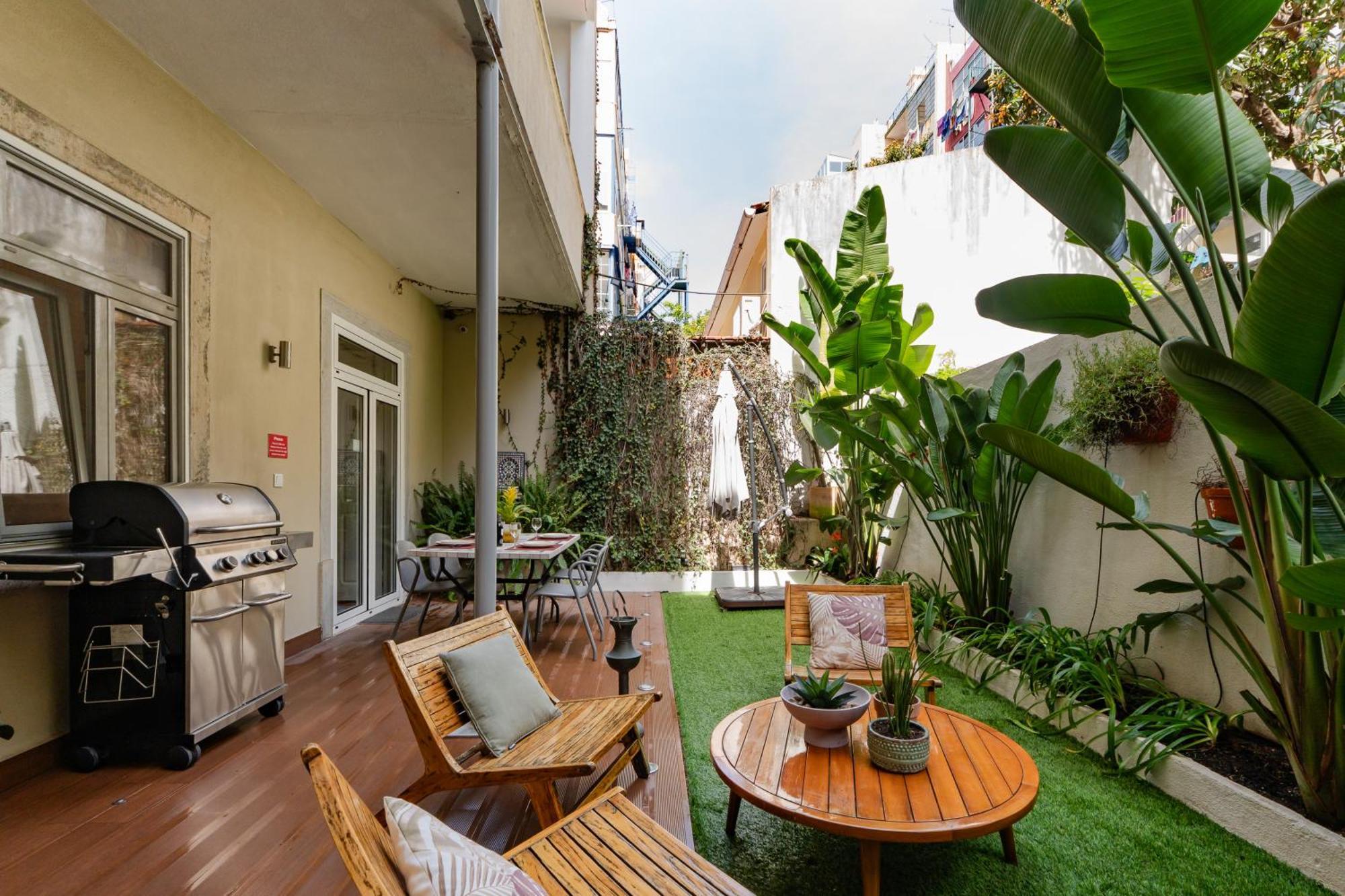 Lisbon Garden Retreat Apartment Luaran gambar